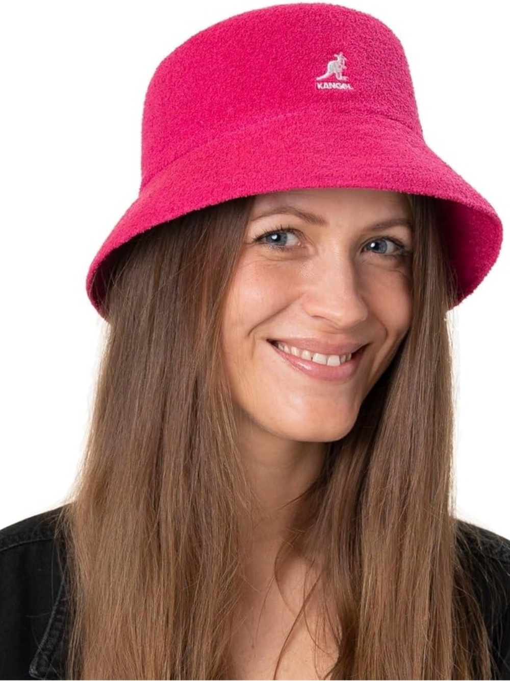 Kangol Fuchsia Wool Lanchin Bucket Hat Unisex Size Small